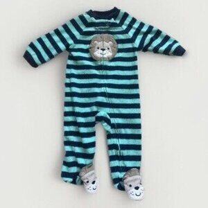 2 For $15 • EUC • Lion Footie Pajamas, 6M